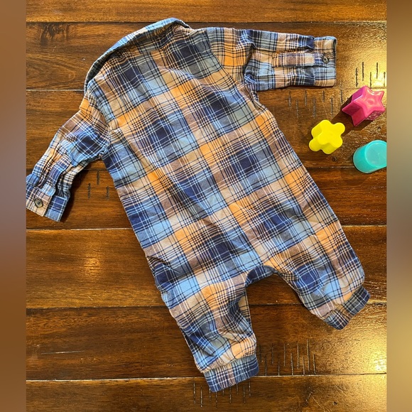 Cat & Jack Plaid Jumpsuit - Picture 2 of 6